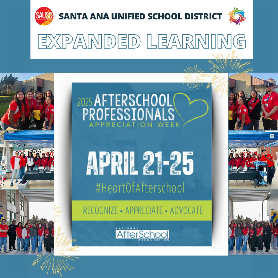 SAUSD Board of Education Officially Proclaims April 21-25, 2025 as Afterschool Professionals Appreci